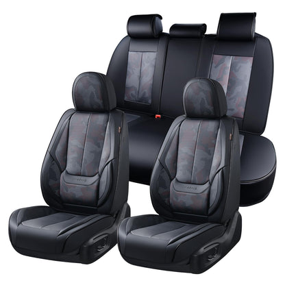 Full Set Waterproof Nappa Leather Car Seat Covers (Front & Rear)