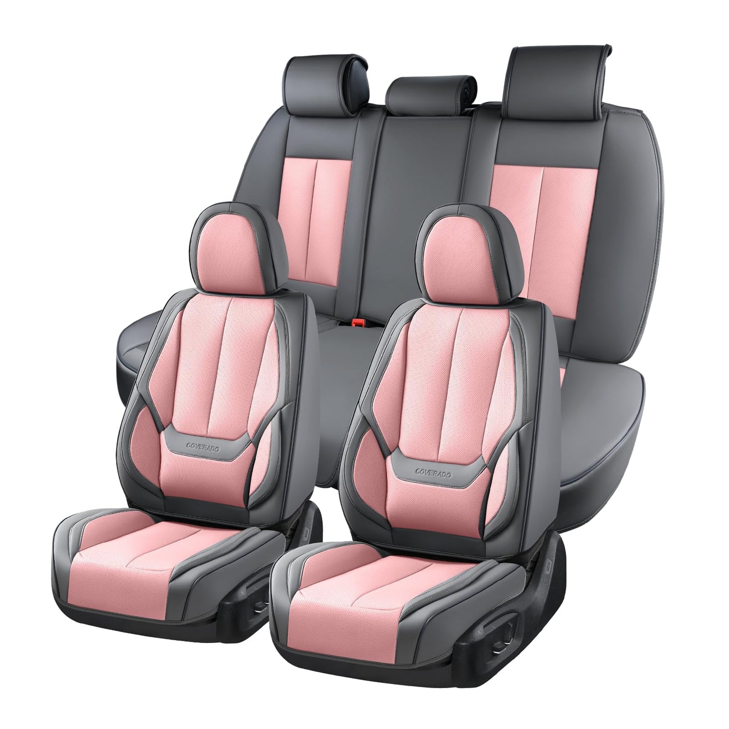 Full Set Waterproof Nappa Leather Car Seat Covers (Front & Rear)