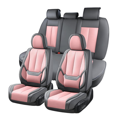 Full Set Waterproof Nappa Leather Car Seat Covers (Front & Rear)