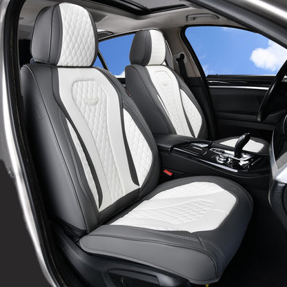 Full Set Waterproof Nappa Leather Car Seat Covers (Front & Rear)