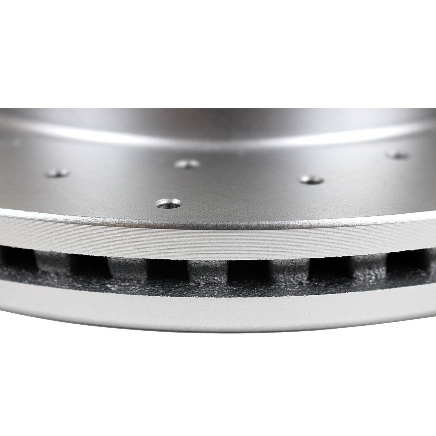 Front & Rear Brake Kit with Drilled & Slotted Rotors & Ceramic Pads for Escalade, Silverado, Tahoe & Yukon