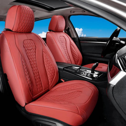 Full Set Waterproof Nappa Leather Car Seat Covers (Front & Rear)
