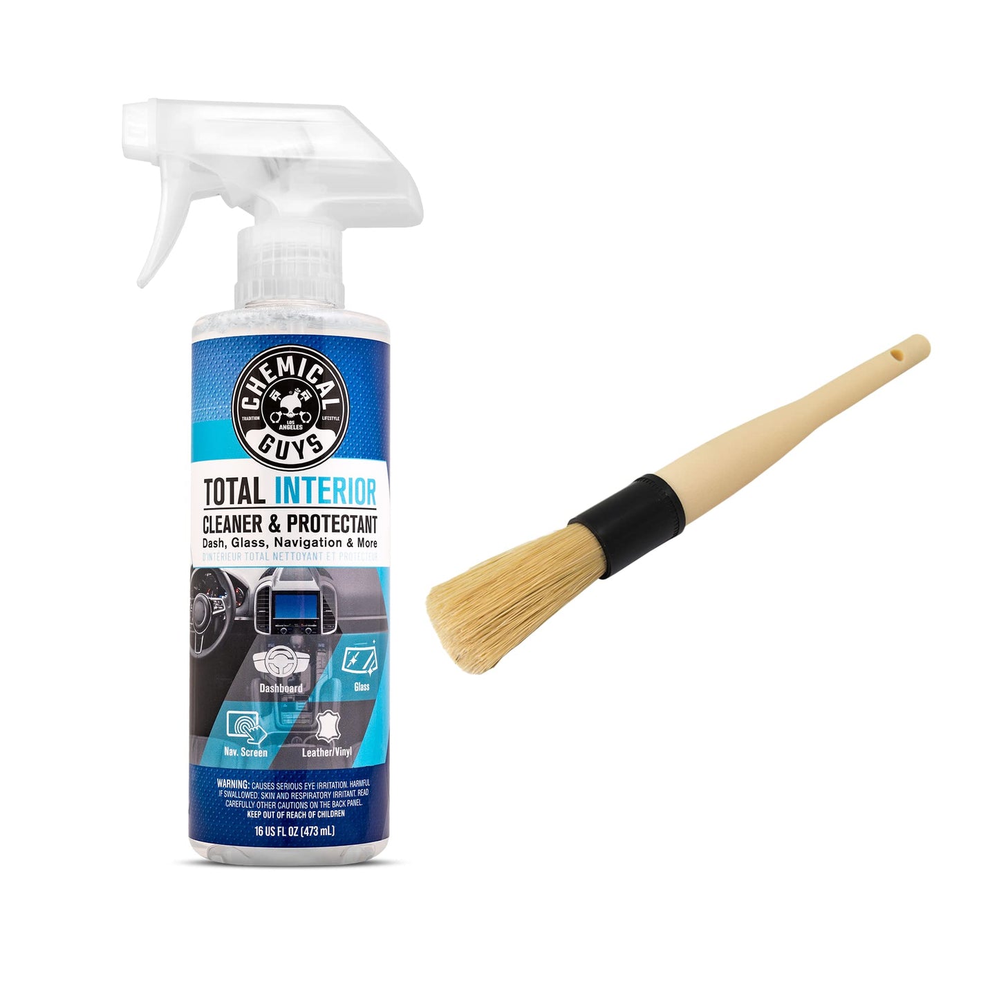 Interior Cleaner & Protectant for Leather, Vinyl, Plastic & Glass (Streak-Free)