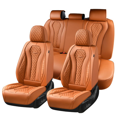 Full Set Waterproof Nappa Leather Car Seat Covers (Front & Rear)