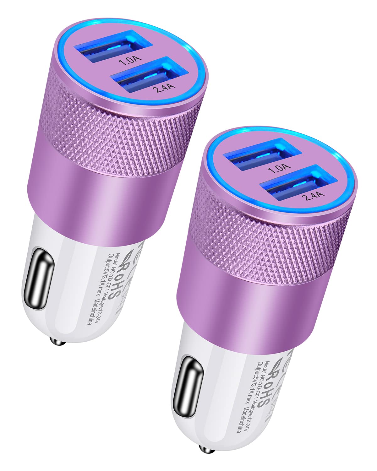 Dual USB Car Charger Adapter (Fast Charging)