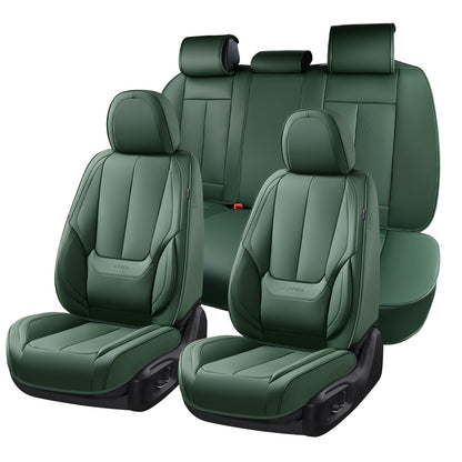 Full Set Waterproof Nappa Leather Car Seat Covers (Front & Rear)