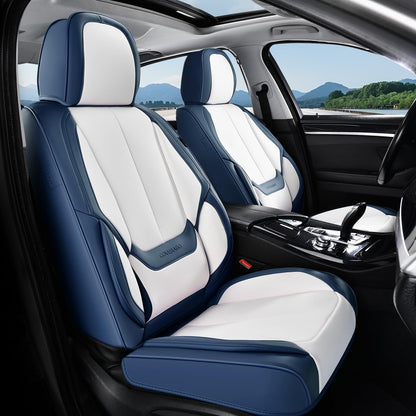 Full Set Waterproof Nappa Leather Car Seat Covers (Front & Rear)