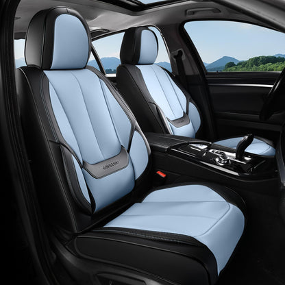 Full Set Waterproof Nappa Leather Car Seat Covers (Front & Rear)