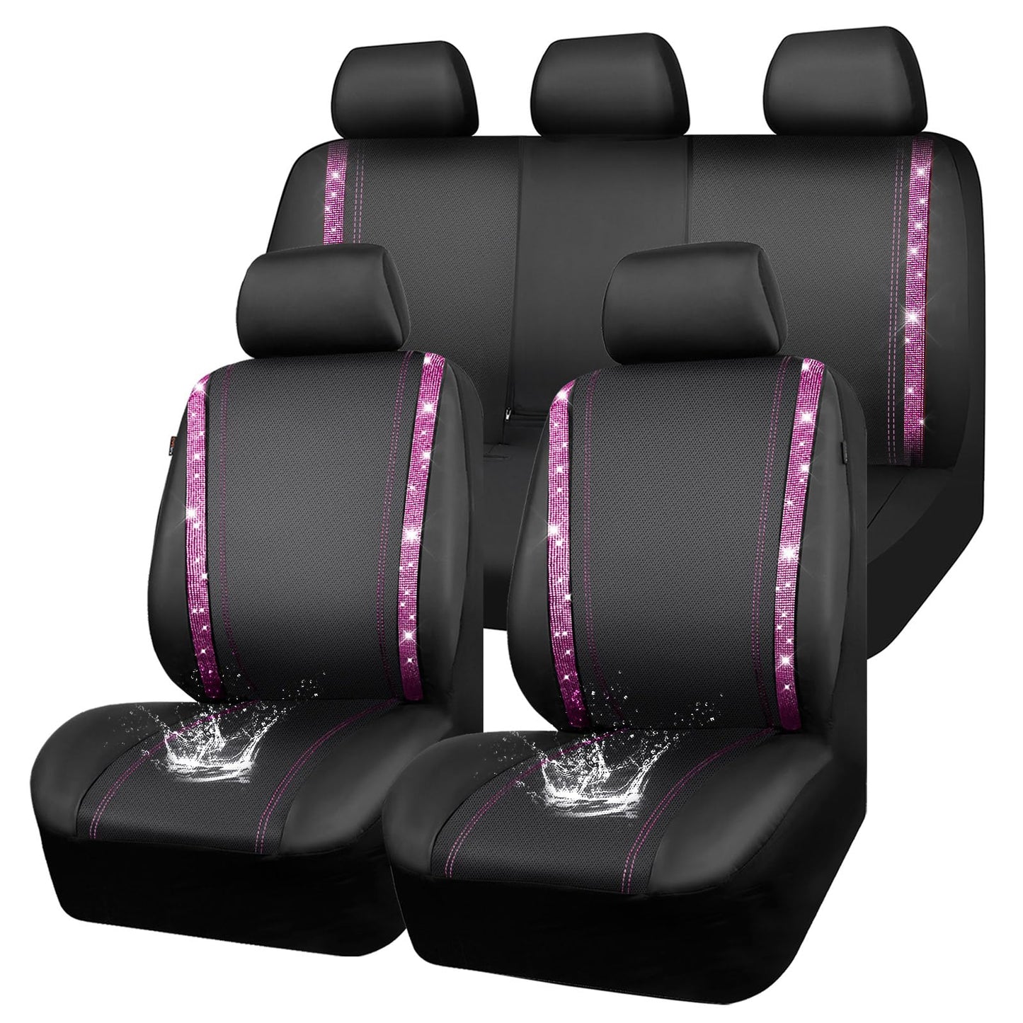CAR PASS Bling Car Seat Covers 804