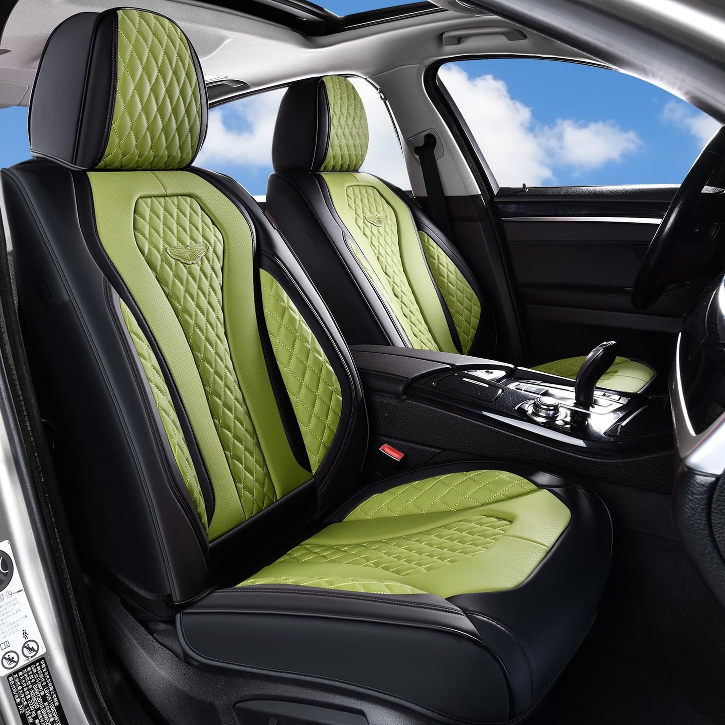Full Set Waterproof Nappa Leather Car Seat Covers (Front & Rear)