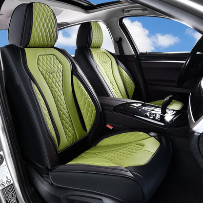 Full Set Waterproof Nappa Leather Car Seat Covers (Front & Rear)