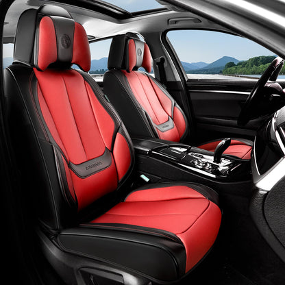 Full Set Waterproof Nappa Leather Car Seat Covers (Front & Rear)