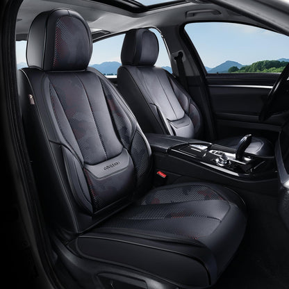 Full Set Waterproof Nappa Leather Car Seat Covers (Front & Rear)
