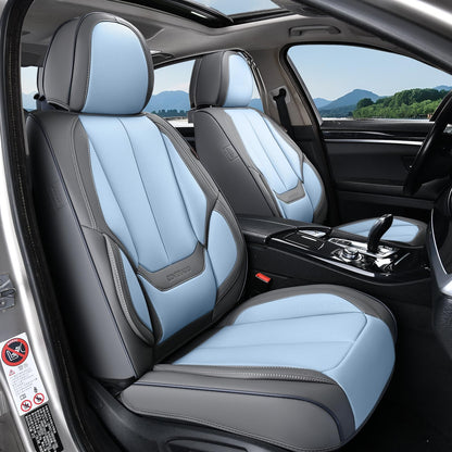 Full Set Waterproof Nappa Leather Car Seat Covers (Front & Rear)
