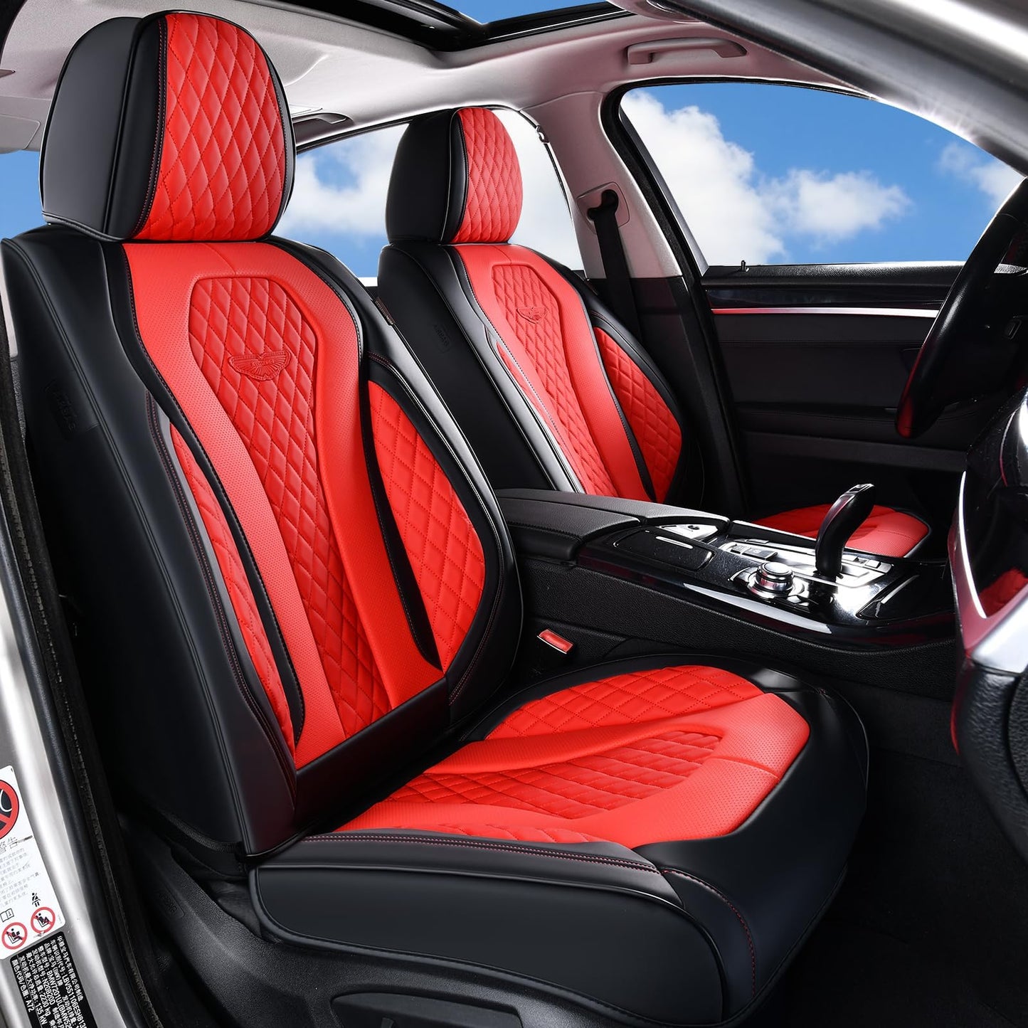Full Set Waterproof Nappa Leather Car Seat Covers (Front & Rear)