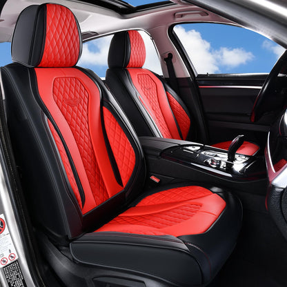Full Set Waterproof Nappa Leather Car Seat Covers (Front & Rear)