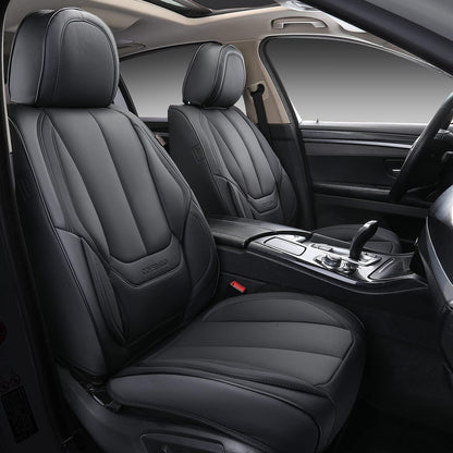 Full Set Waterproof Nappa Leather Car Seat Covers (Front & Rear)