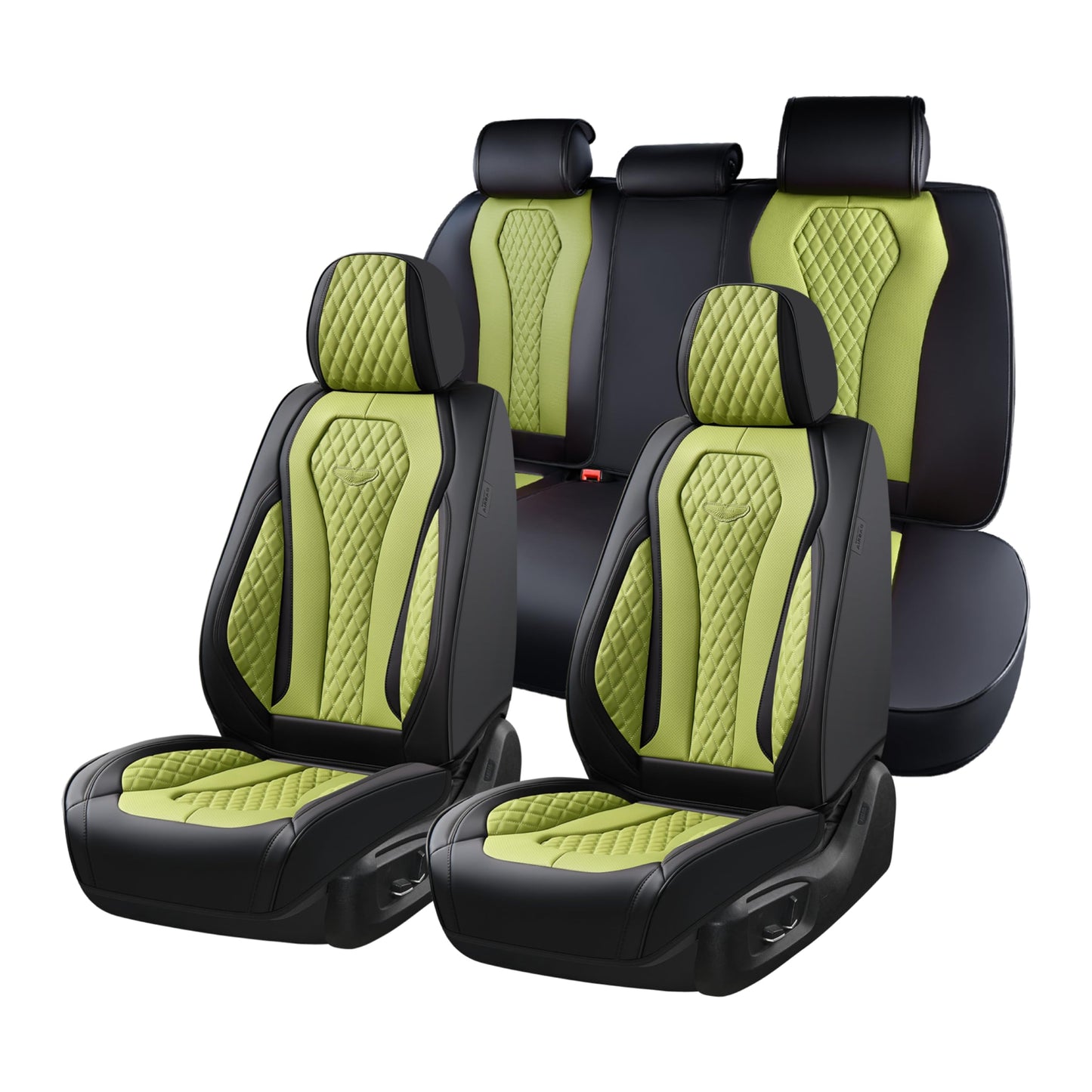 Full Set Waterproof Nappa Leather Car Seat Covers (Front & Rear)