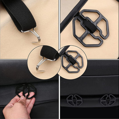 Full Set Waterproof Nappa Leather Car Seat Covers (Front & Rear)