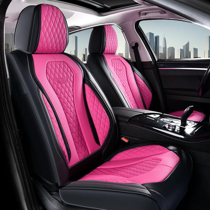 Full Set Waterproof Nappa Leather Car Seat Covers (Front & Rear)