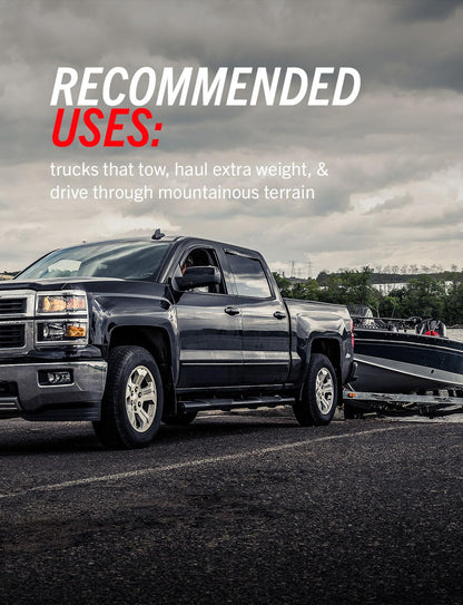 Front & Rear Truck & Tow Brake Kit with Drilled & Slotted Rotors & Carbon Fiber Ceramic Pads (2019–2024)