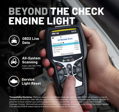 All-System OBD2 Scanner Diagnostic Tool with Bluetooth Compatibility