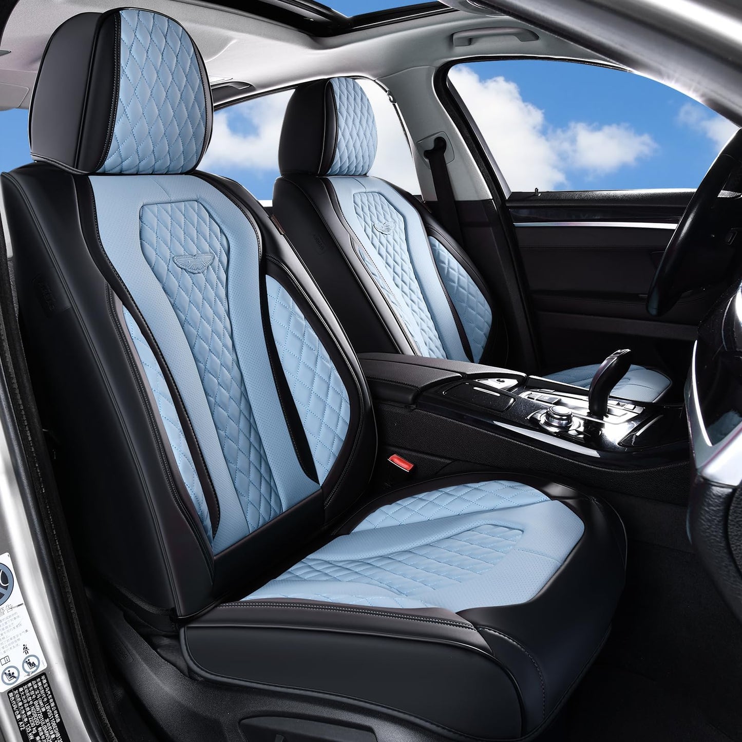 Full Set Waterproof Nappa Leather Car Seat Covers (Front & Rear)