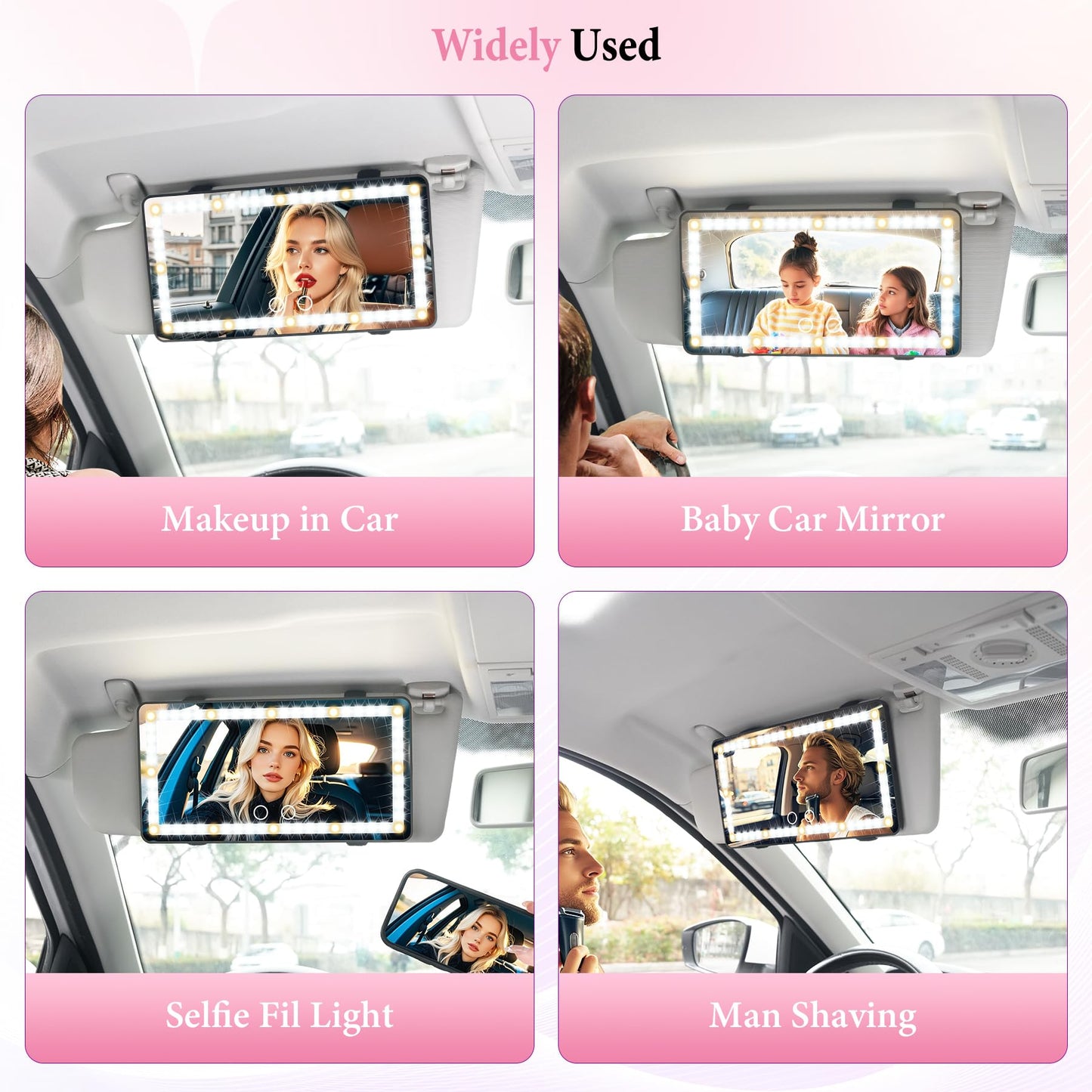 SINGARO Car Sun Visor Mirror