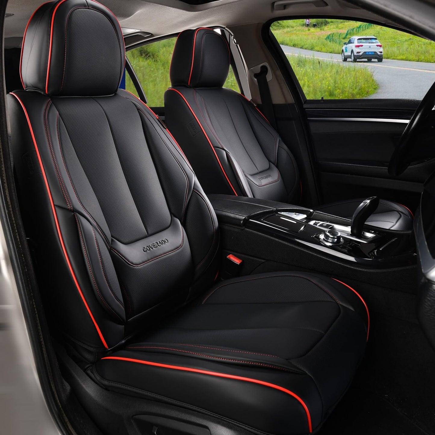Full Set Waterproof Nappa Leather Car Seat Covers (Front & Rear)