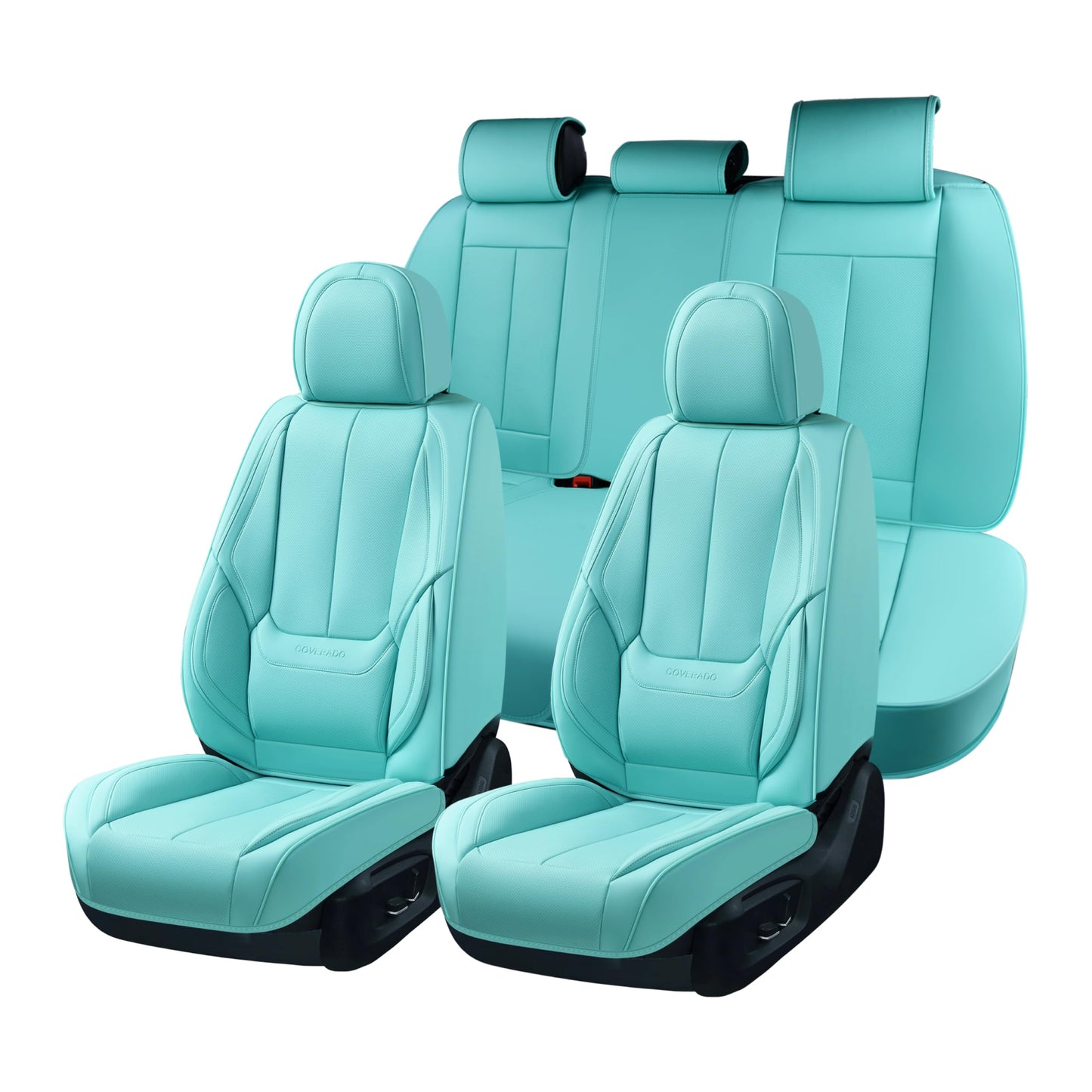 Full Set Waterproof Nappa Leather Car Seat Covers (Front & Rear)