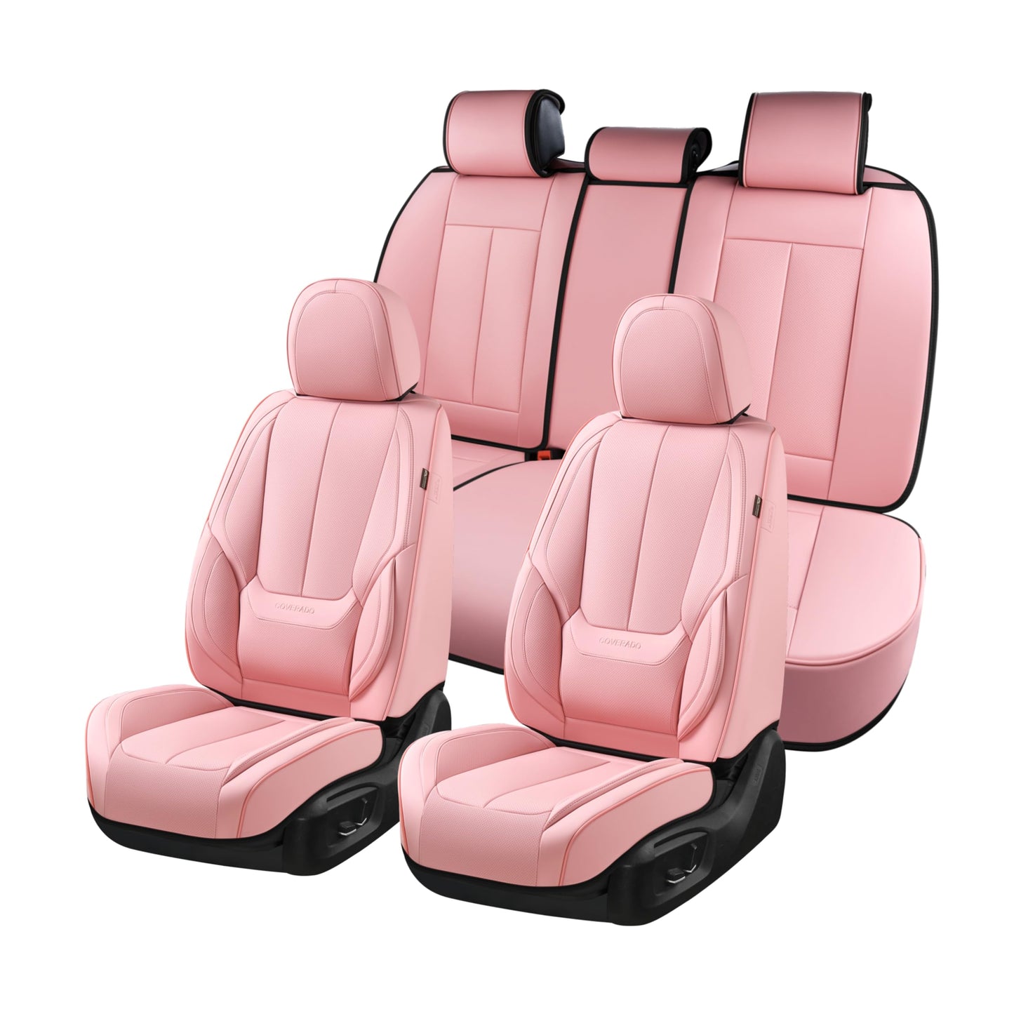 Full Set Waterproof Nappa Leather Car Seat Covers (Front & Rear)
