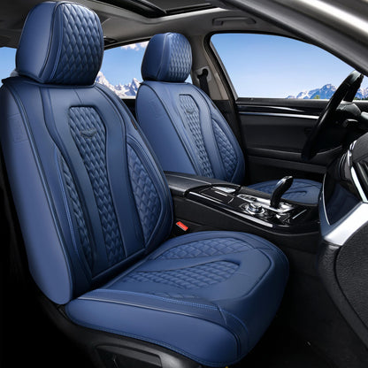 Full Set Waterproof Nappa Leather Car Seat Covers (Front & Rear)
