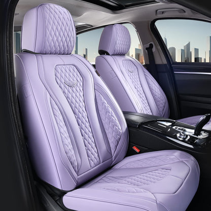 Full Set Waterproof Nappa Leather Car Seat Covers (Front & Rear)