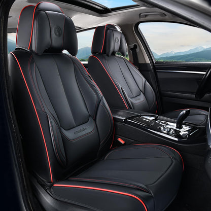Full Set Waterproof Nappa Leather Car Seat Covers (Front & Rear)