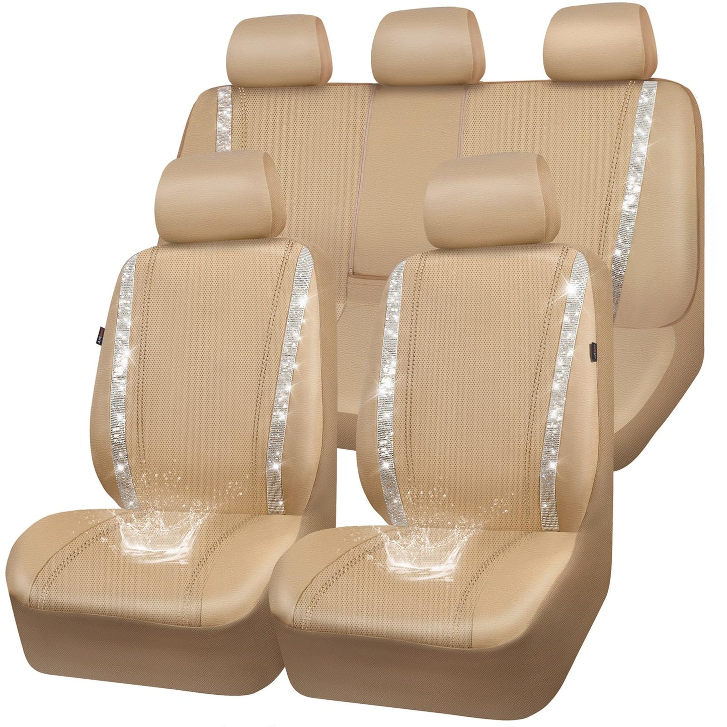 CAR PASS Bling Car Seat Covers 804