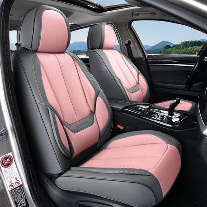 Full Set Waterproof Nappa Leather Car Seat Covers (Front & Rear)