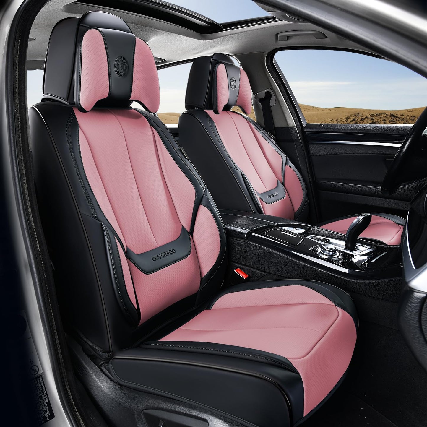 Full Set Waterproof Nappa Leather Car Seat Covers (Front & Rear)
