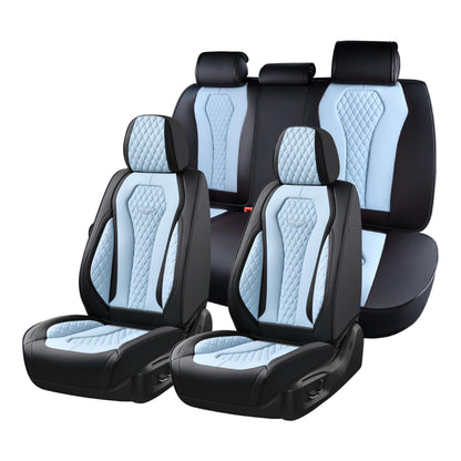 Full Set Waterproof Nappa Leather Car Seat Covers (Front & Rear)