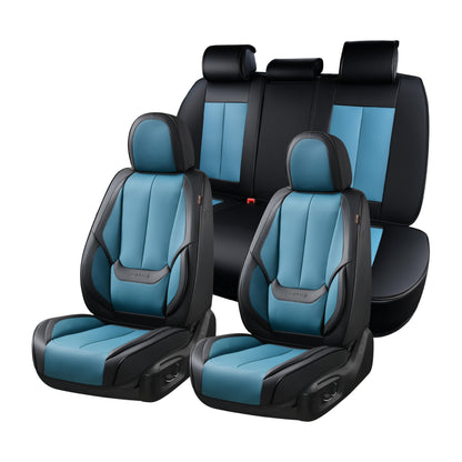 Full Set Waterproof Nappa Leather Car Seat Covers (Front & Rear)