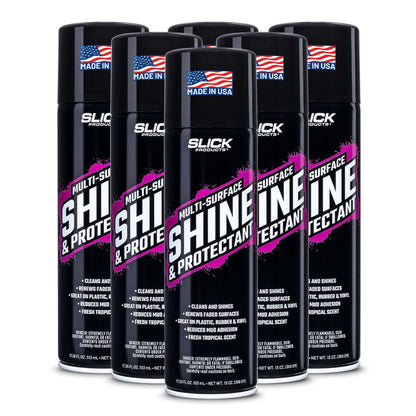 High-Gloss Shine & Protectant Spray for Vinyl, Plastic & Trim (3-Pack)