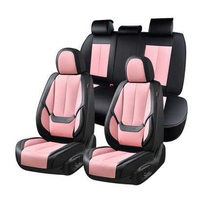 Full Set Waterproof Nappa Leather Car Seat Covers (Front & Rear)