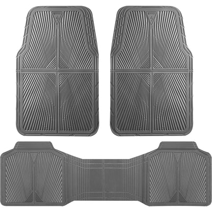 All-Weather Rubber Car Floor Mats (Waterproof, Trim-to-Fit, Anti-Slip)