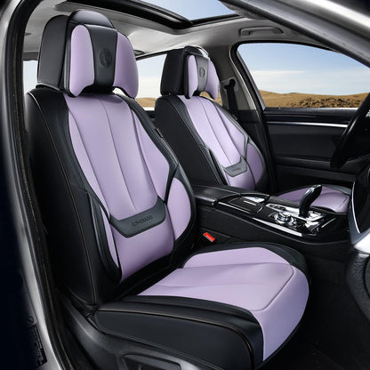 Full Set Waterproof Nappa Leather Car Seat Covers (Front & Rear)