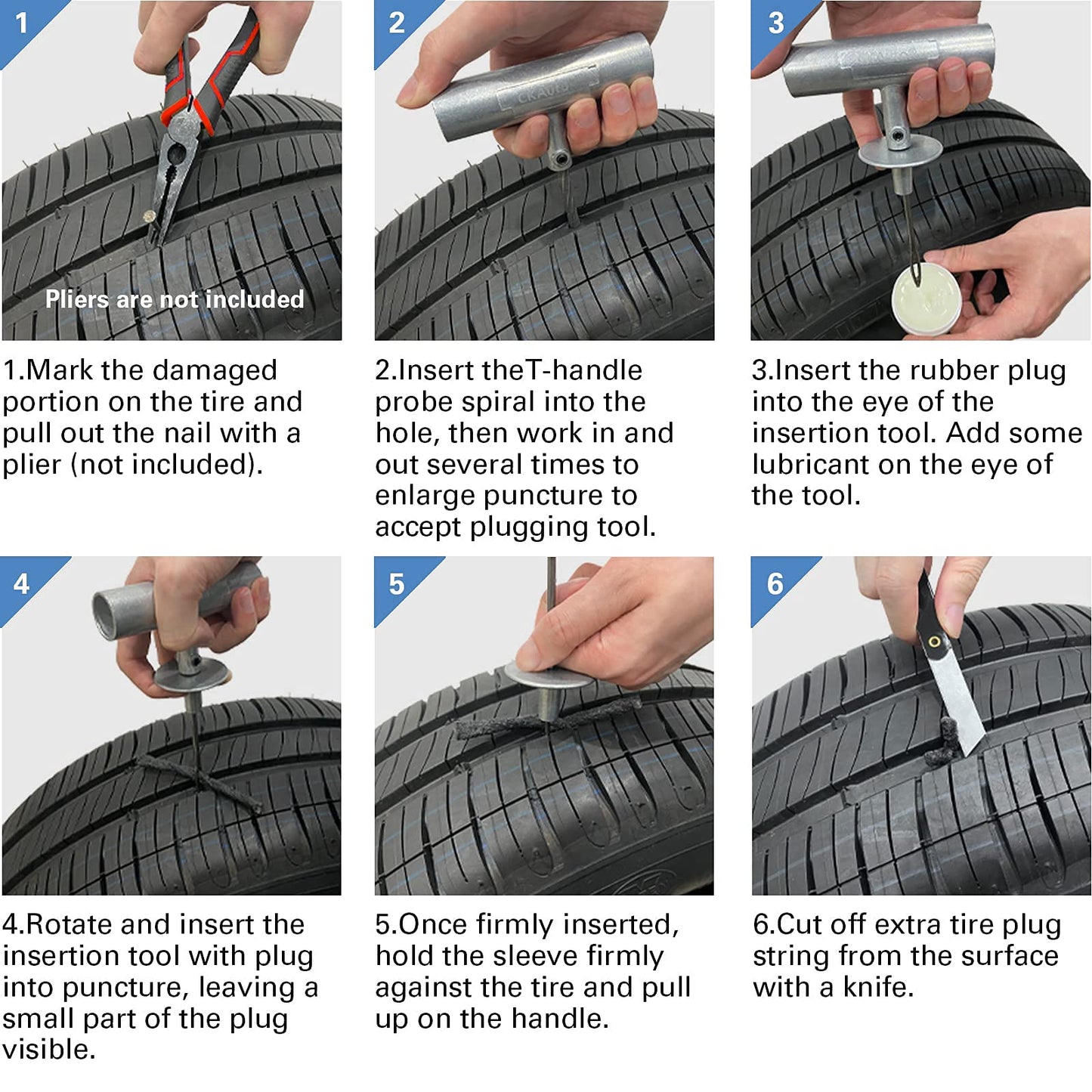 CKAuto tire Repair Kits