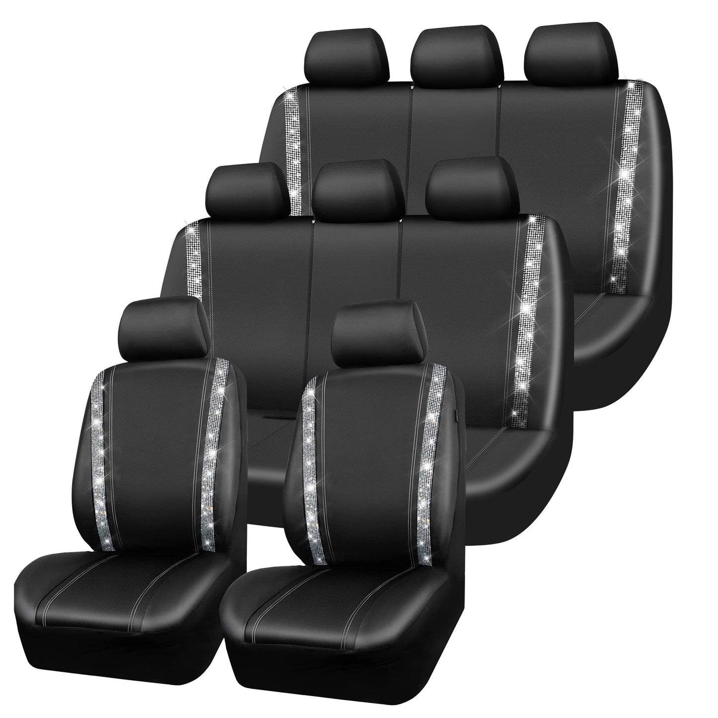 CAR PASS Bling Car Seat Covers 804