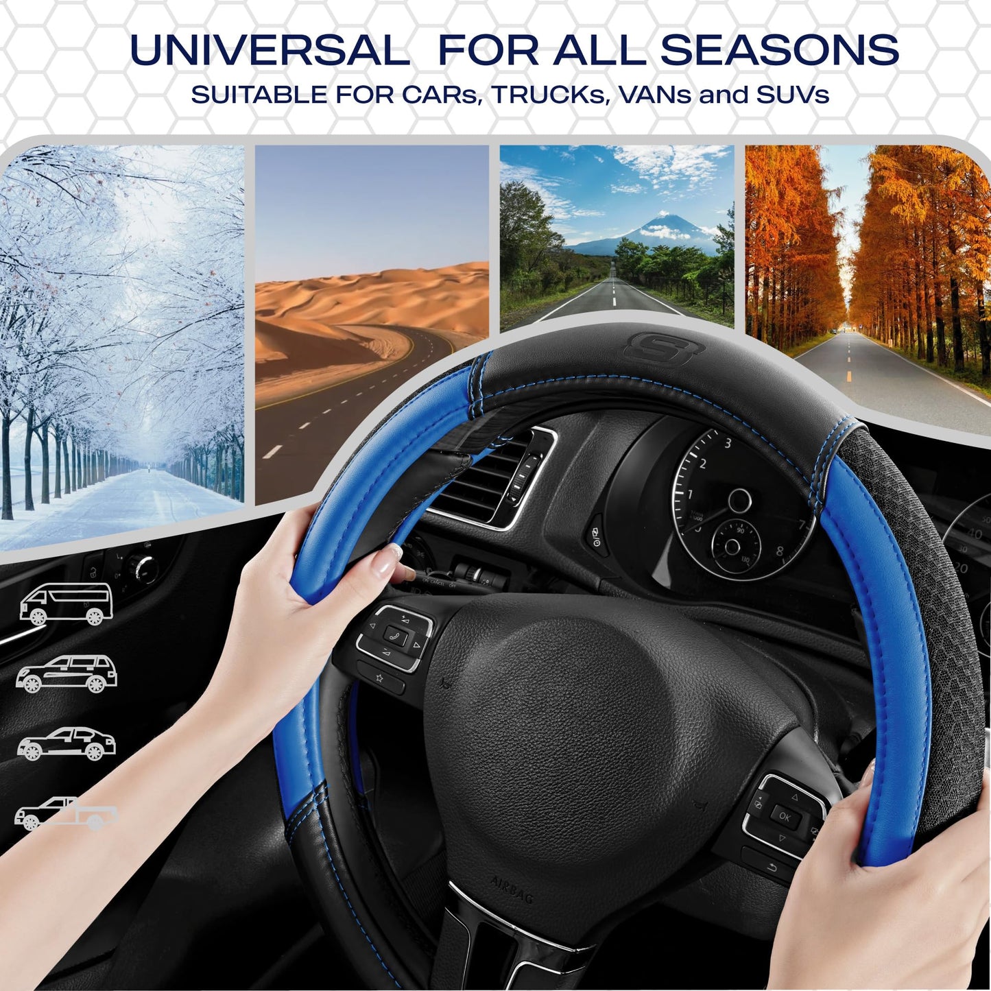 SK03C029 Steering Wheel Covers