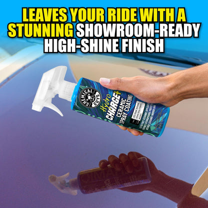 Hydrophobic Ceramic Spray Coating with High-Gloss Finish