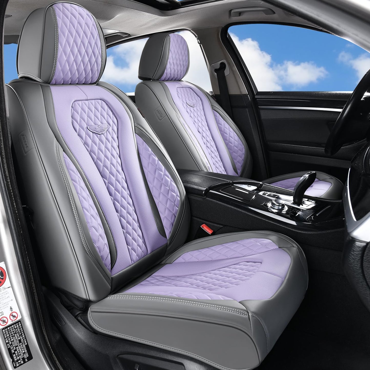 Full Set Waterproof Nappa Leather Car Seat Covers (Front & Rear)
