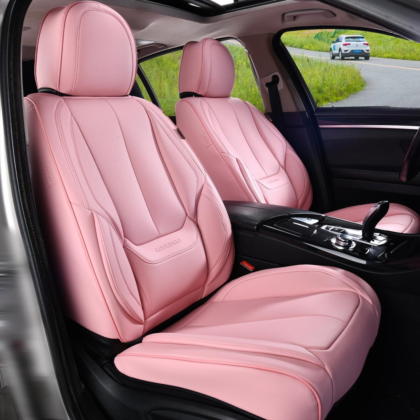 Full Set Waterproof Nappa Leather Car Seat Covers (Front & Rear)