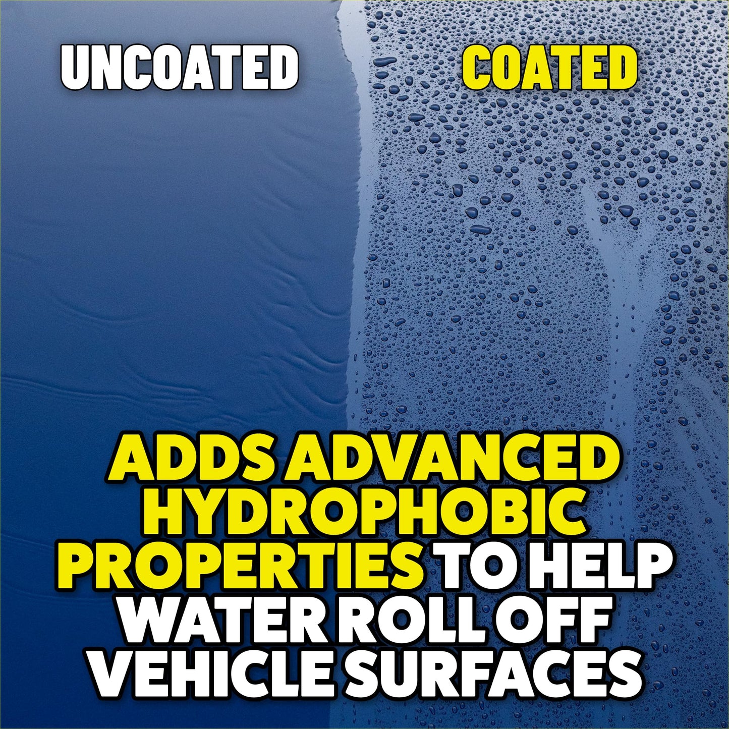 Hydrophobic Ceramic Spray Coating with High-Gloss Finish